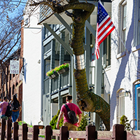 Georgetown pedestrians